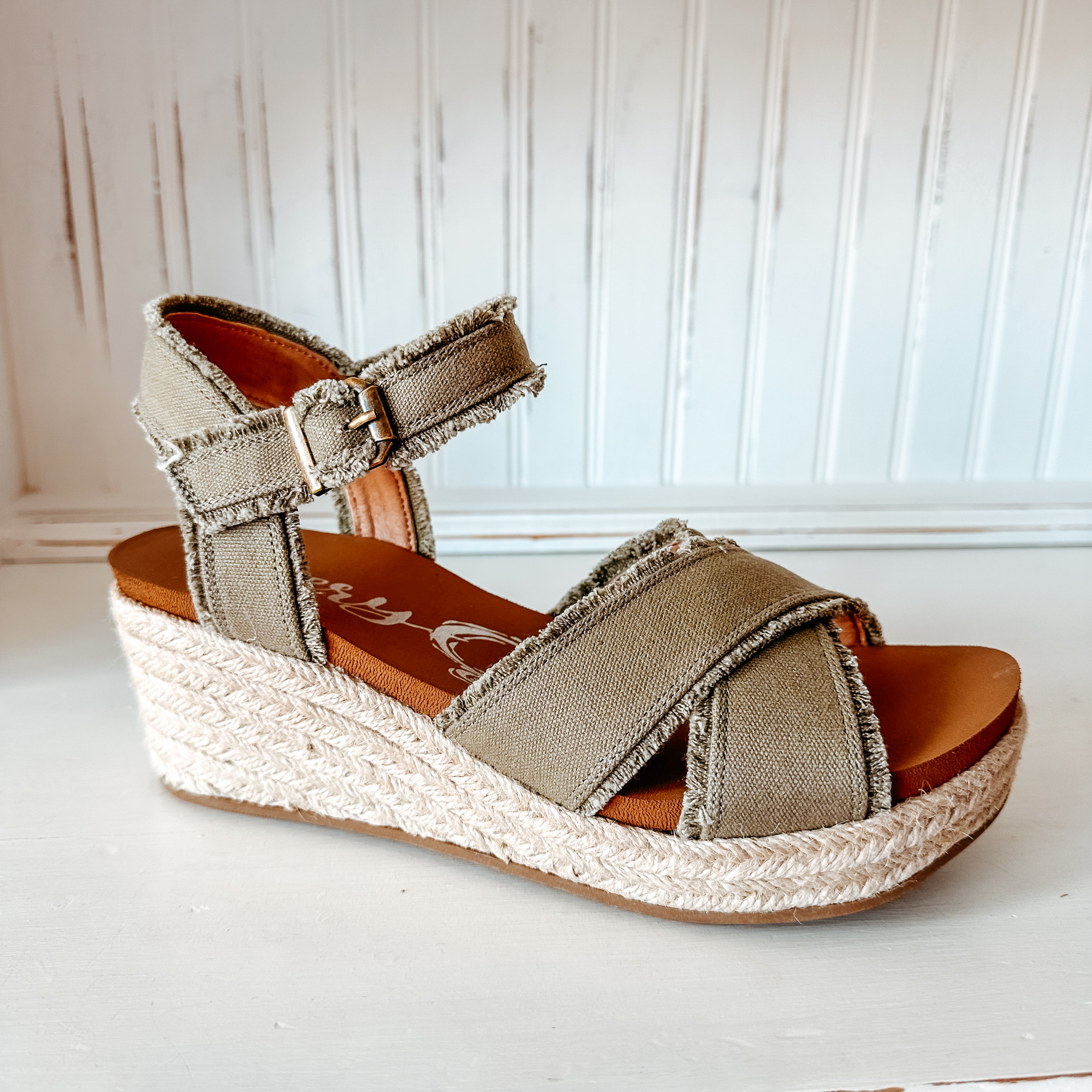 Brista Espadrille Sandal - Khaki