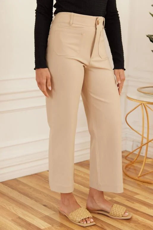Here's to Us Pants - Taupe