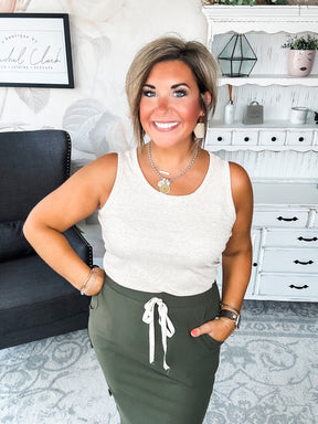 All Good Things Skirt - Olive