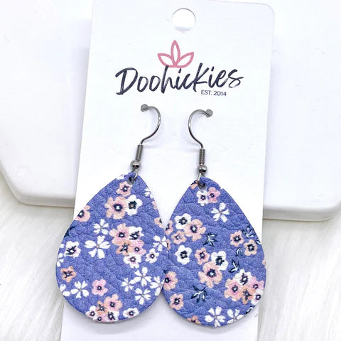1.5" Pastel Floral Mini Collection - Pastel Floral Earrings