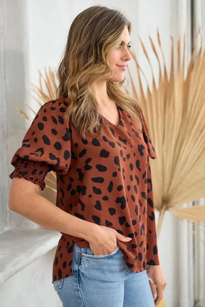 Back To Your Roots Puff Sleeve Top