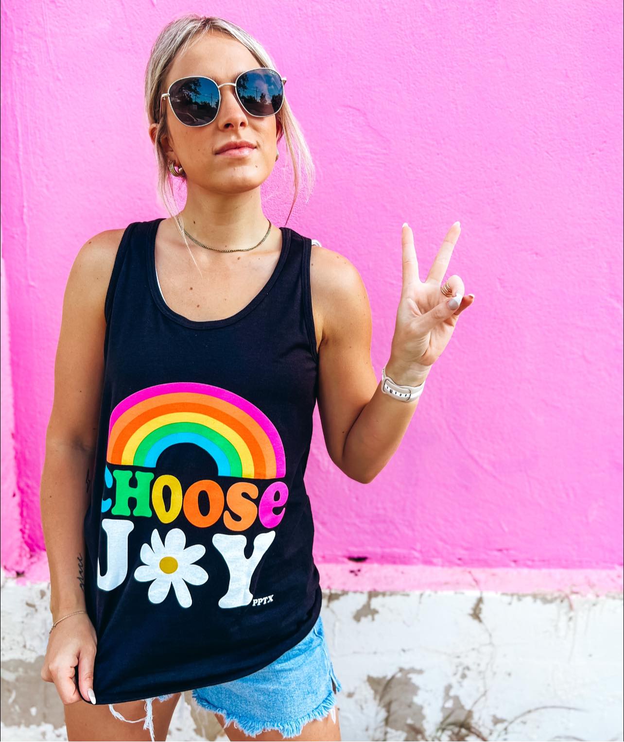 Choose Joy Graphic Tank