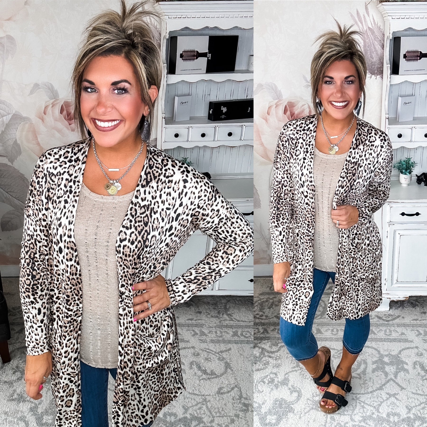 Pulling Heartstrings Leopard Cardigan