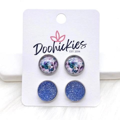 Orchid Floral & Orchid Sparkles Duos