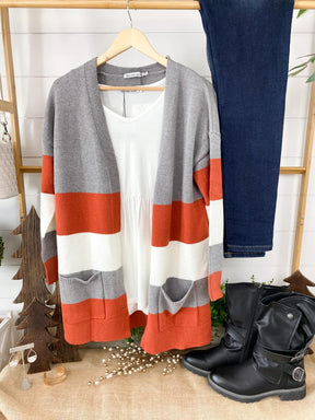 The Good Ones Striped Cardigan