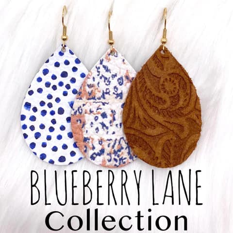 2" Blueberry Lane Mini Collection - Embossed Brown