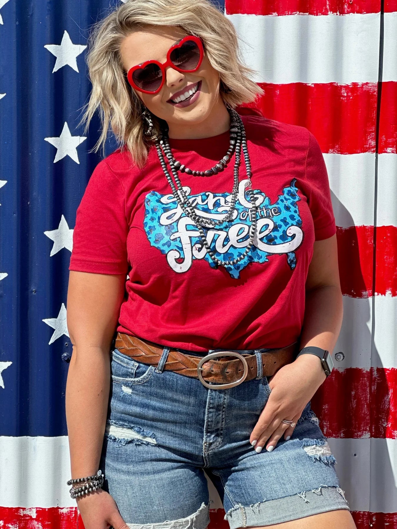 Land of the Free Graphic Tee