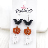 Spooky Trifecta Acrylic Earrings