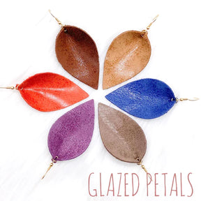 2.5" Glazed Petals - Palomino