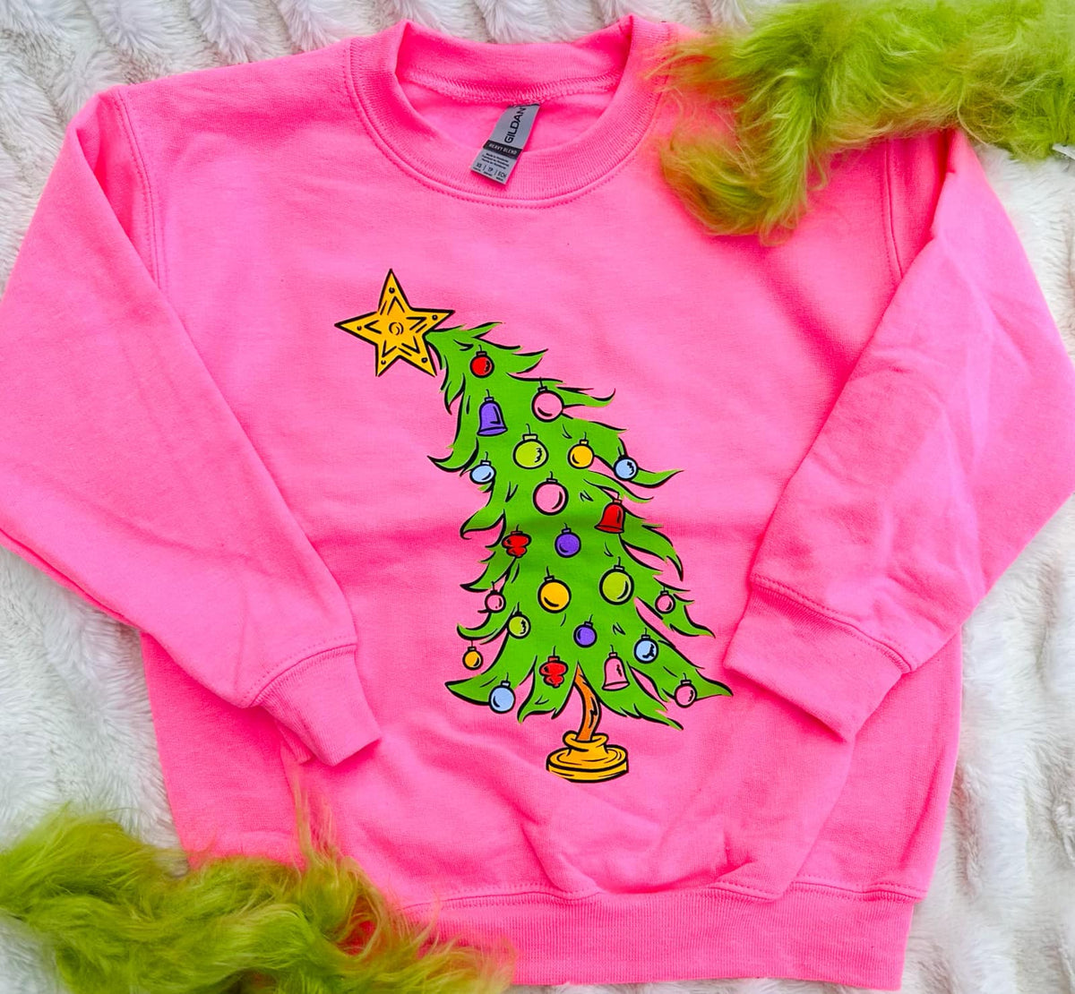 Who Christmas Tree Pullover Sweatshirt