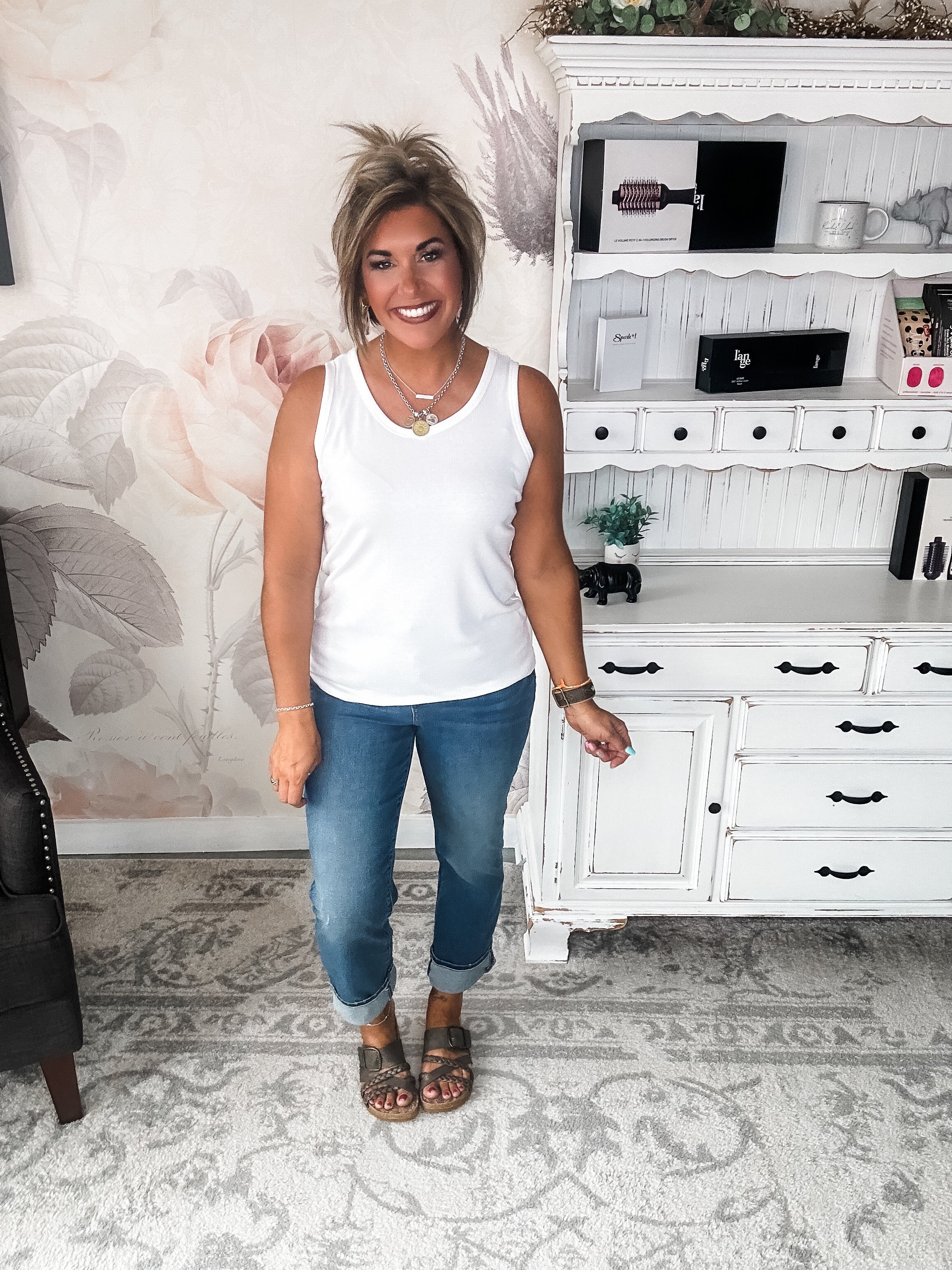 When I Get Home Tank - Ivory