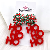 2.75" Christmas Seed Beads & HoHoHo