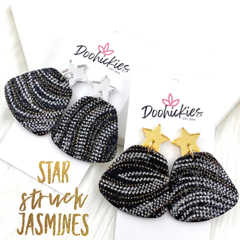 2" Star Struck Jasmine Earrings - Gold