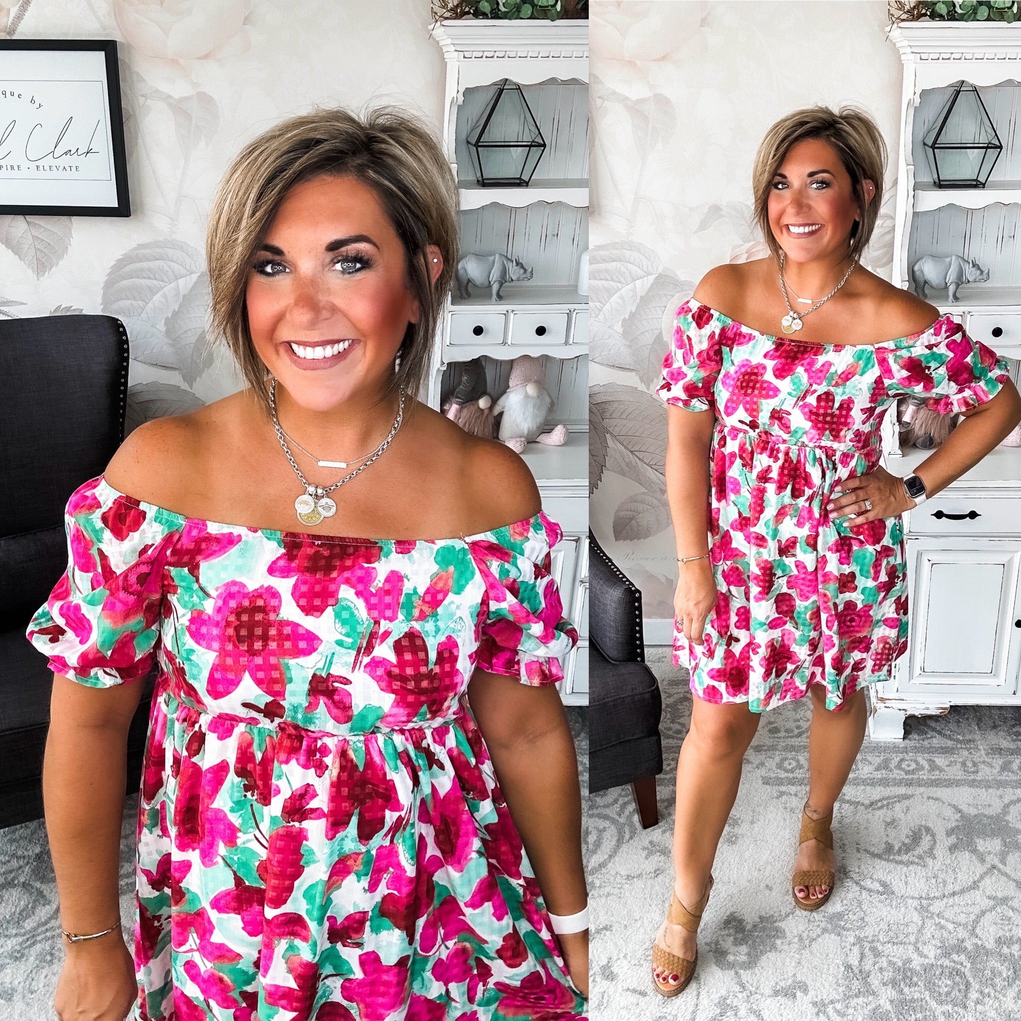 Sunshine on Your Face Floral Dress