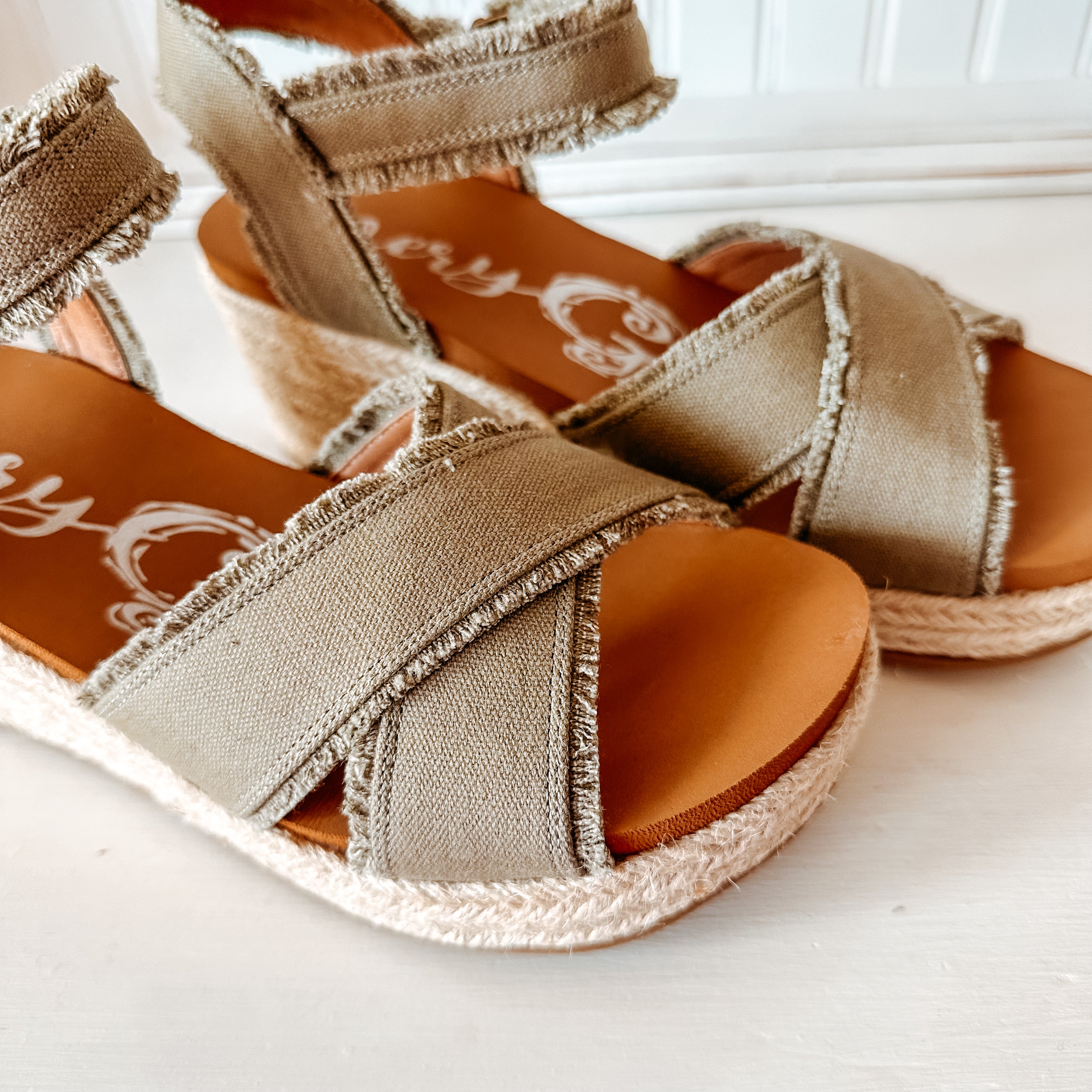 Brista Espadrille Sandal - Khaki