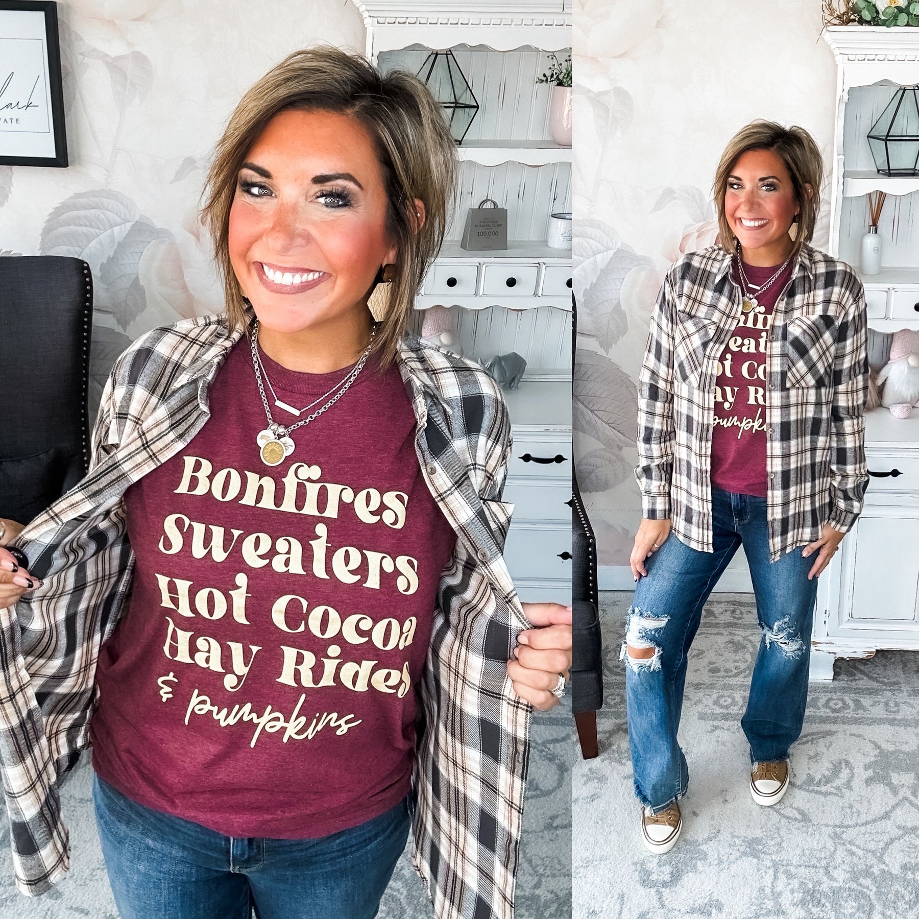 Bonfires & Fall Graphic Tee