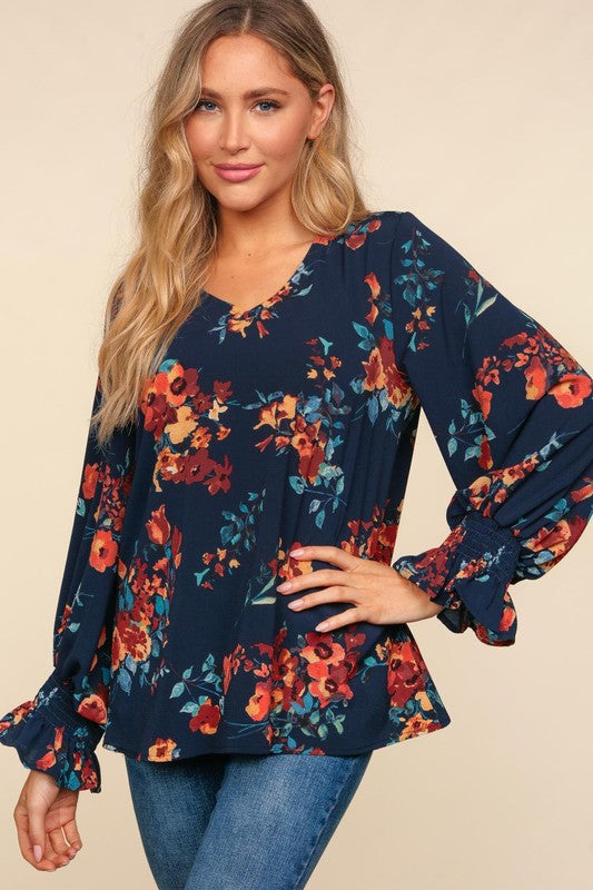 Don't Think You Know Blouse - Navy