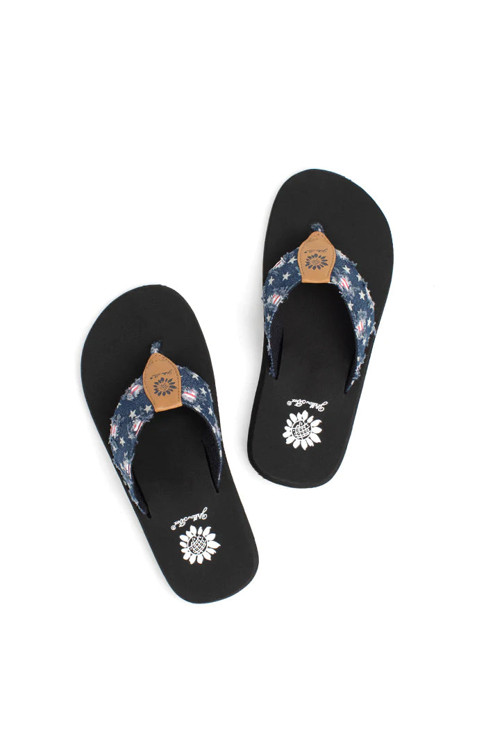 Firework Flip Flop - Navy