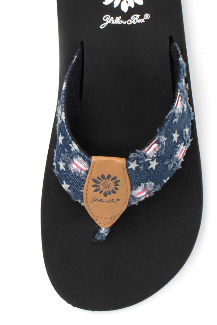 Firework Flip Flop - Navy