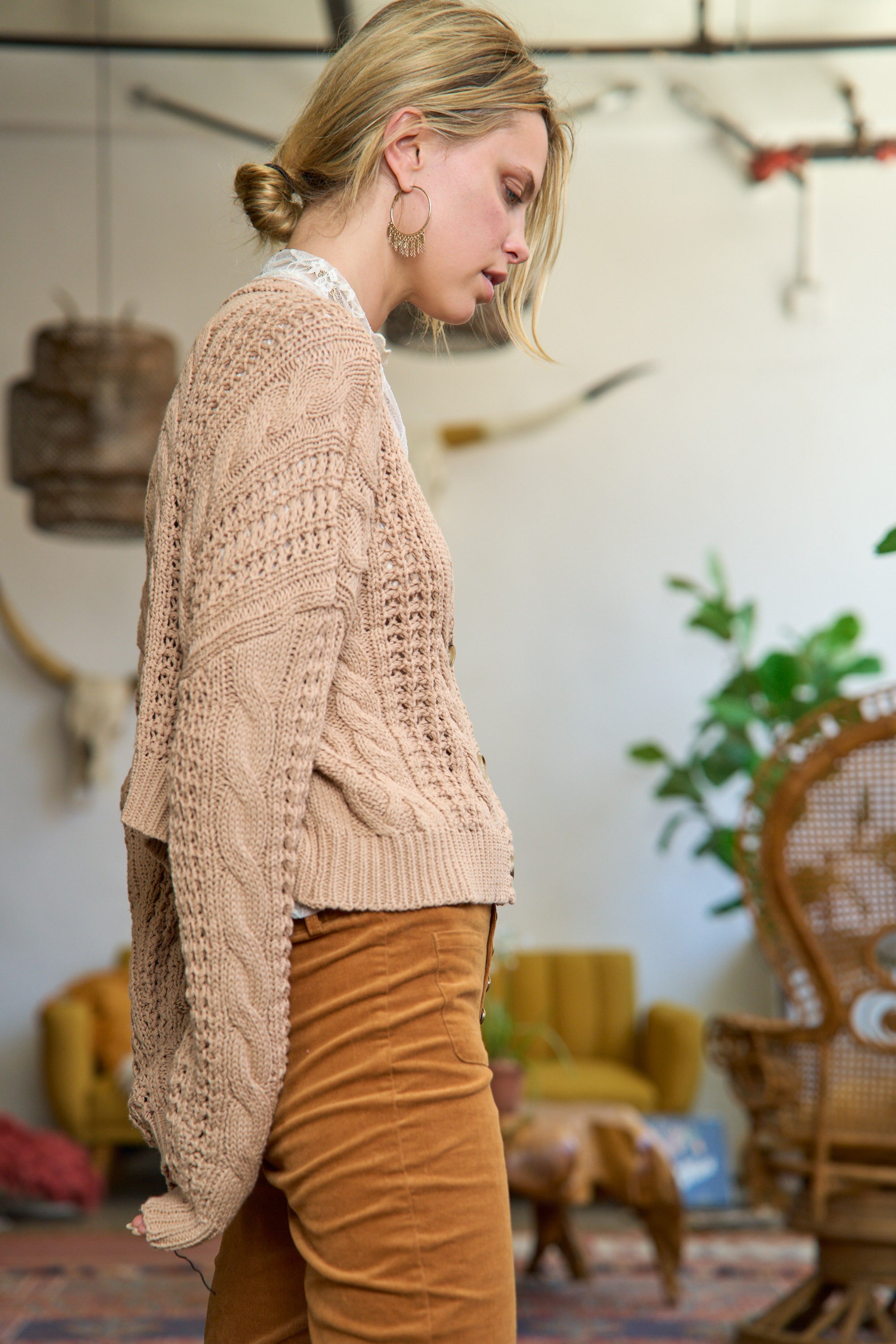 Never Too Late Cropped Cardigan