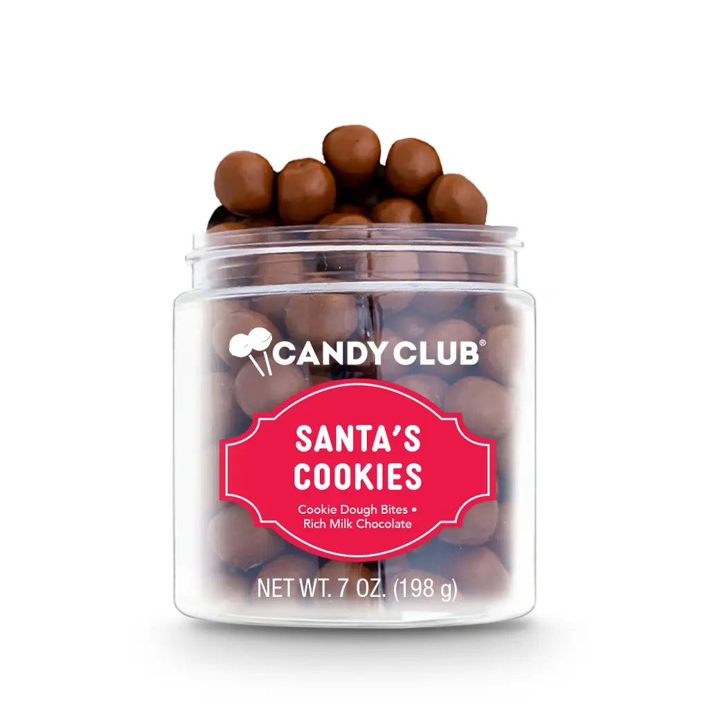 Candy Club Santa's Cookies
Cookie dough bites and rich milk chocolate
