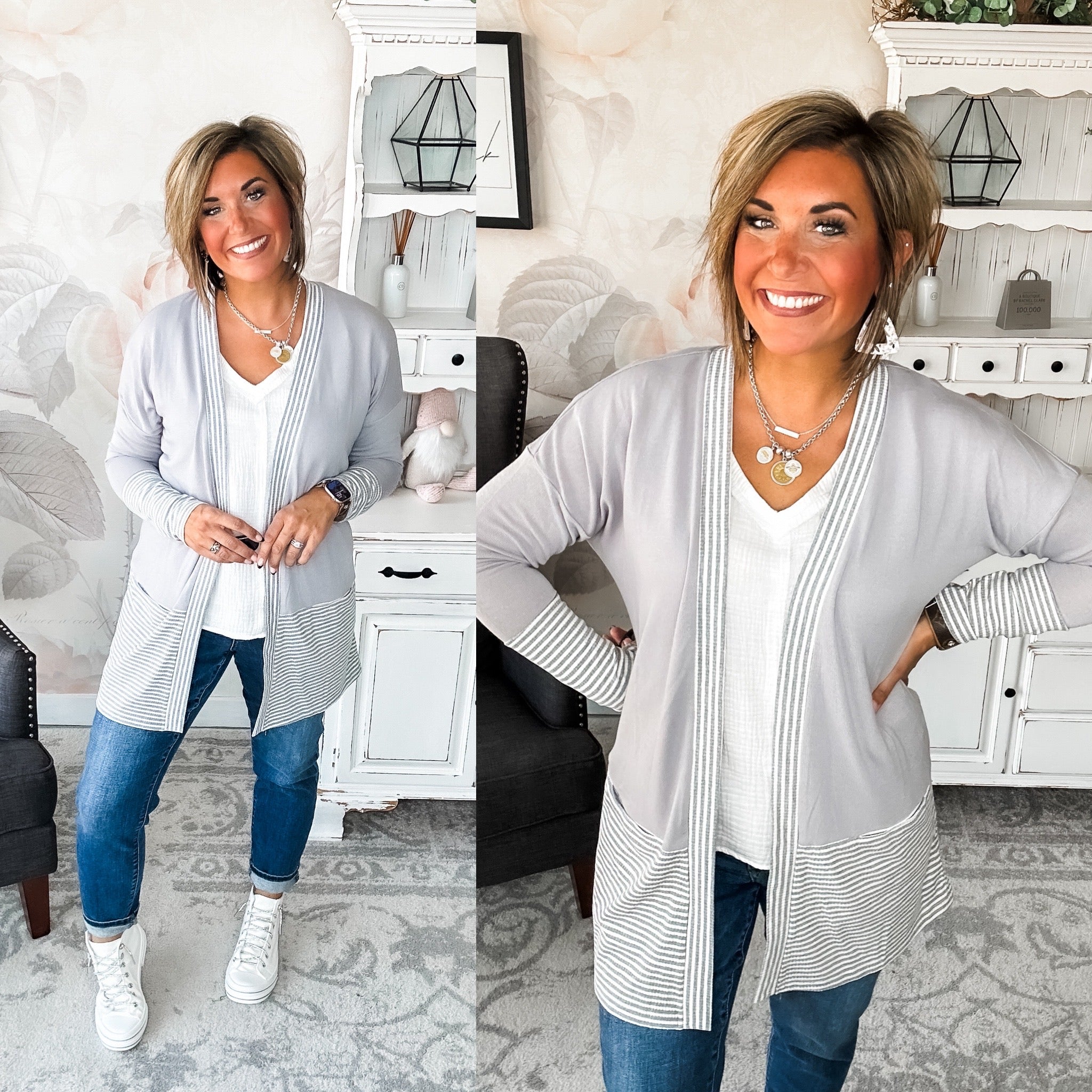 Forever Isn't Long Enough Cardigan - Grey