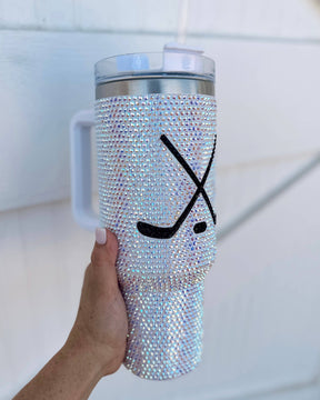 Crystal Hockey "Blinged Out" 40oz. Tumbler