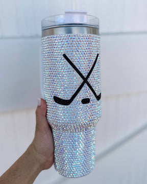 Crystal Hockey "Blinged Out" 40oz. Tumbler