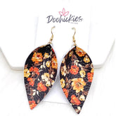 2.5" Fall Fling Floral Petal Earrings