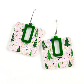 Merry Bella Christmas Earrings - Green