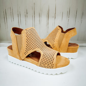 Amy Platform Sandal - Yellow