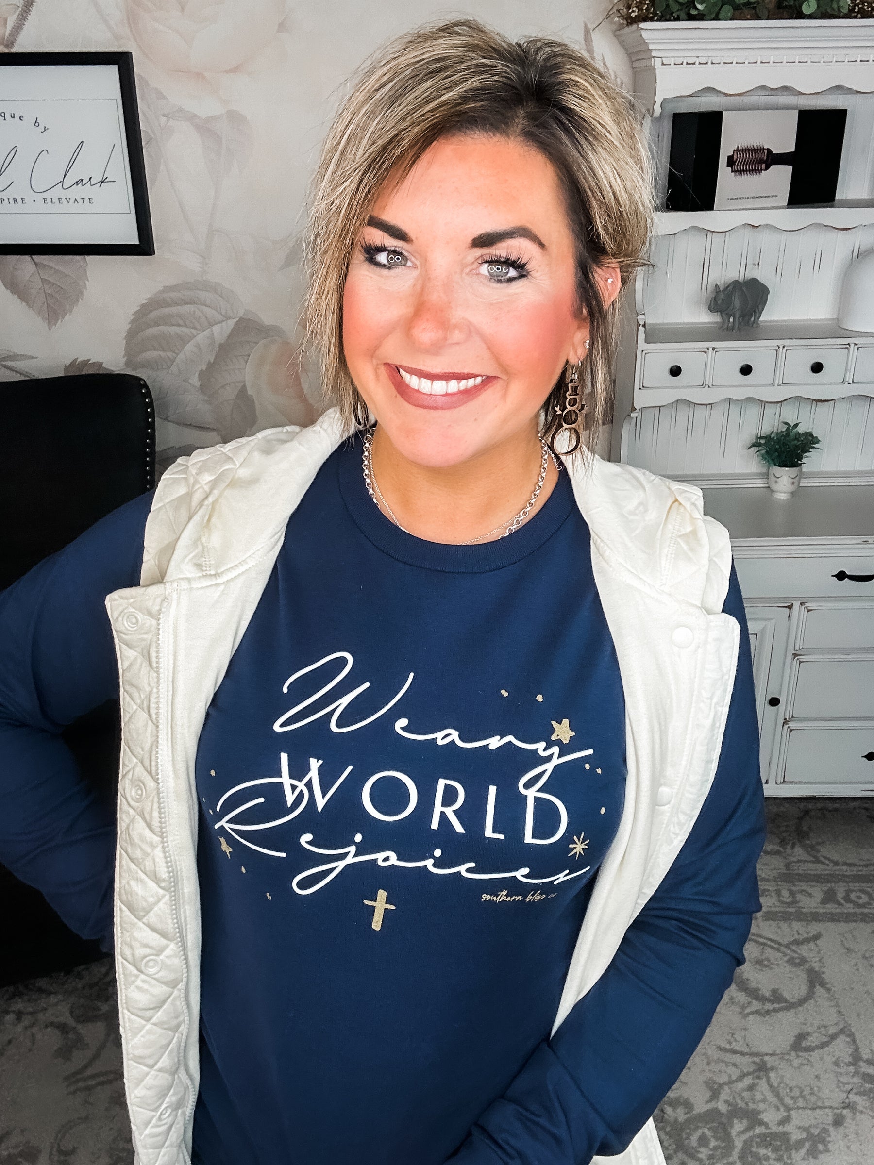 Weary World Rejoices Long Sleeve Tee