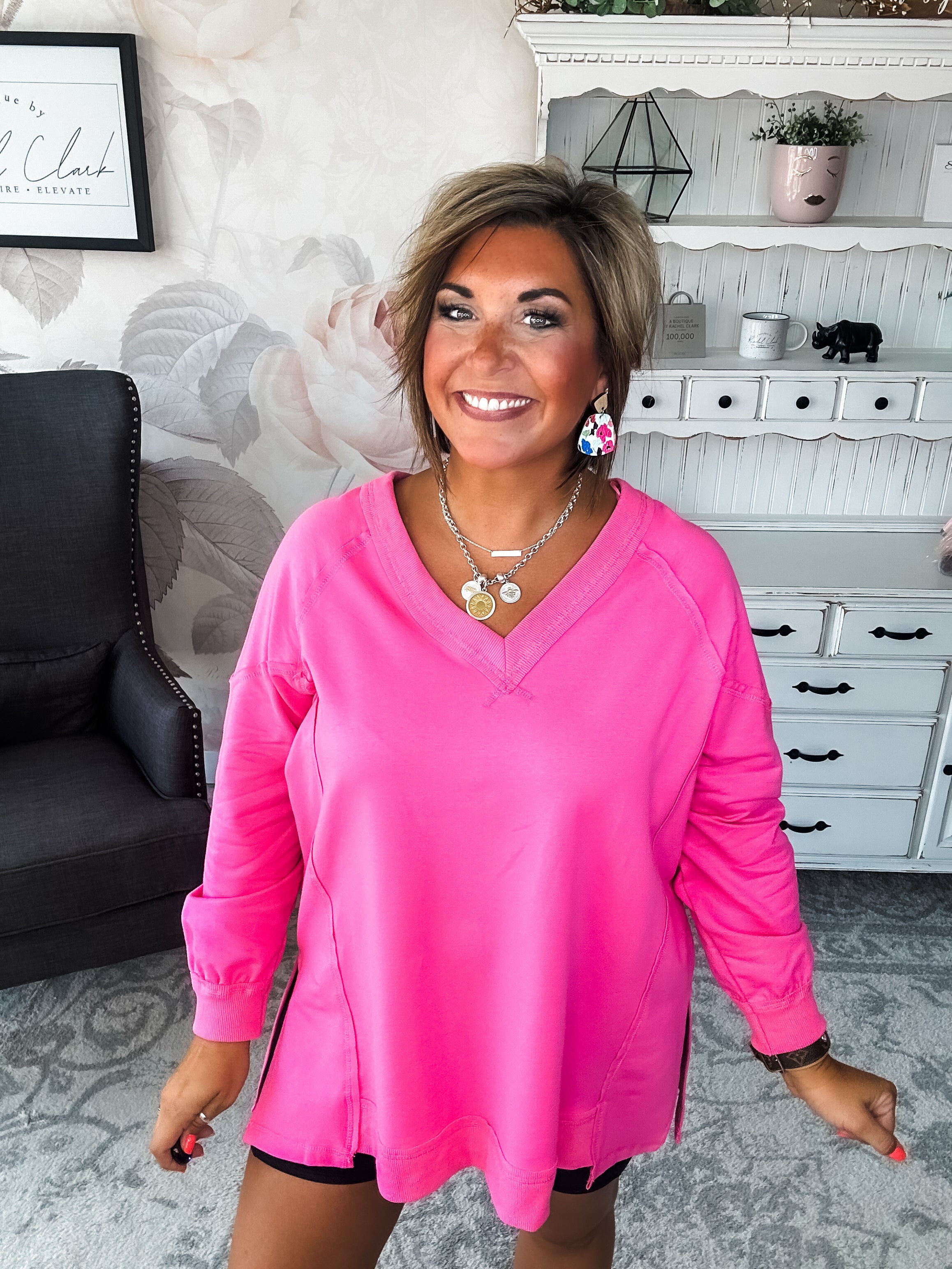 Show You What's Next Pullover - Pink