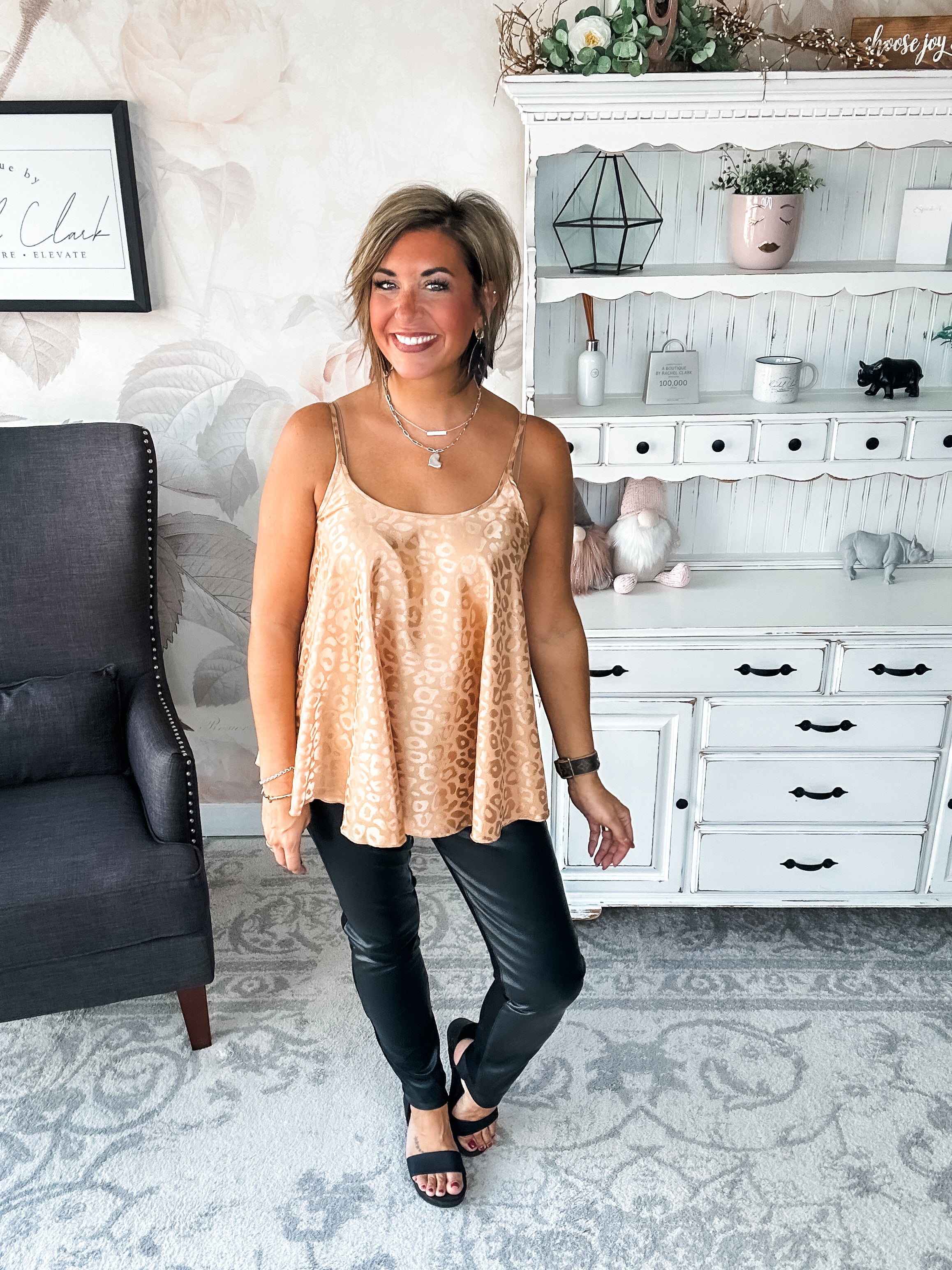 Remember Your Heart Tank - Rose Gold