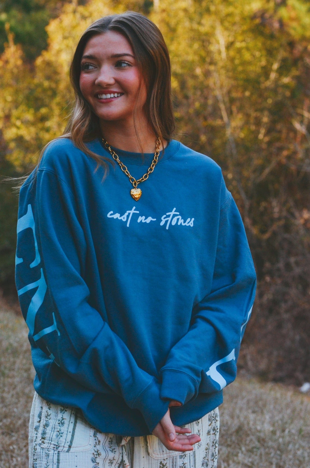 Forgiven Blue Sweatshirt  *ONLINE EXCLUSIVE*