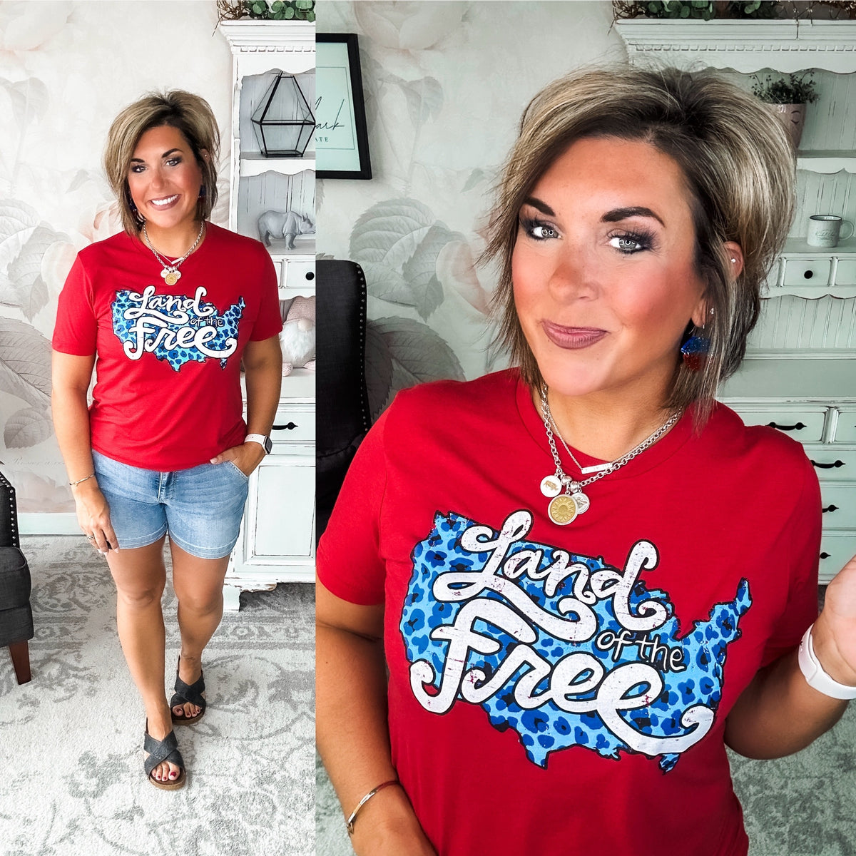 Land of the Free Graphic Tee