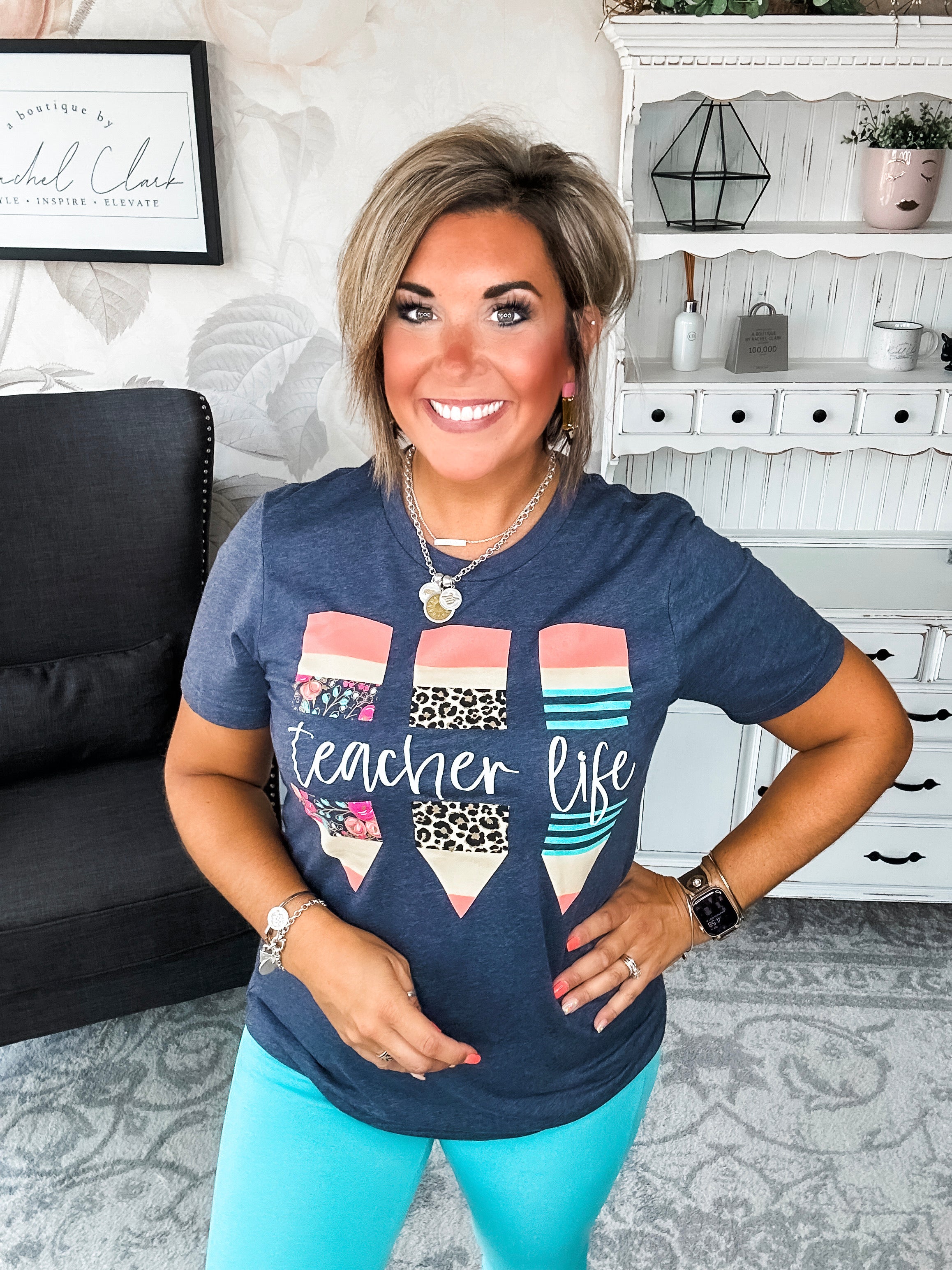 Teacher Life Graphic Tee