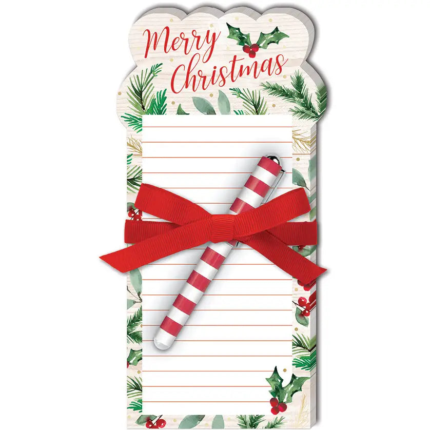 Die-Cut Notepad with Pen