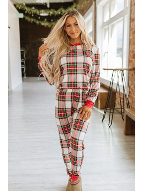 Mrs. Claus Plaid Christmas Pajamas