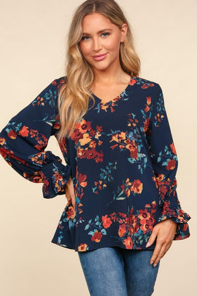 Don't Think You Know Blouse - Navy