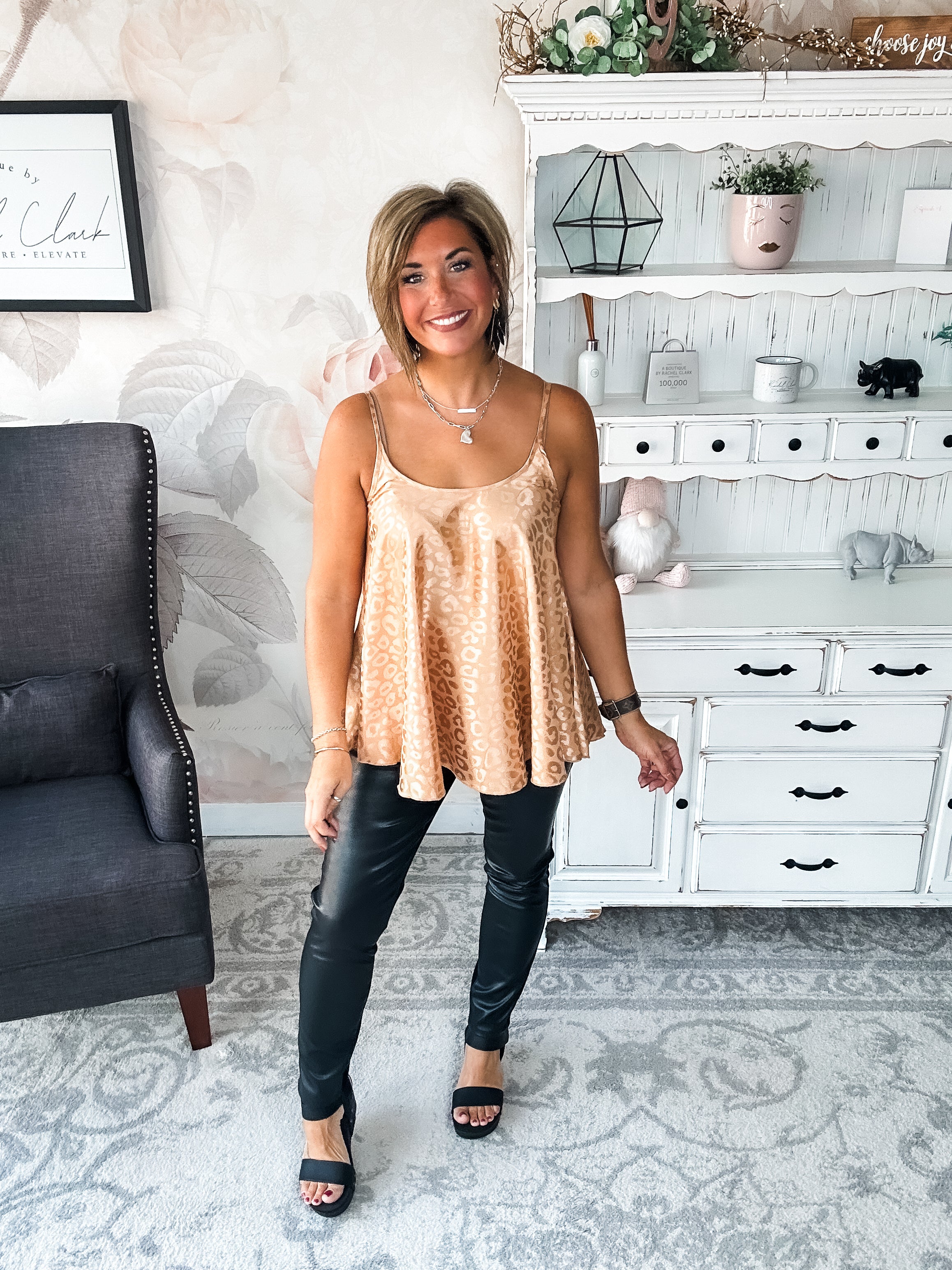 Remember Your Heart Tank - Rose Gold