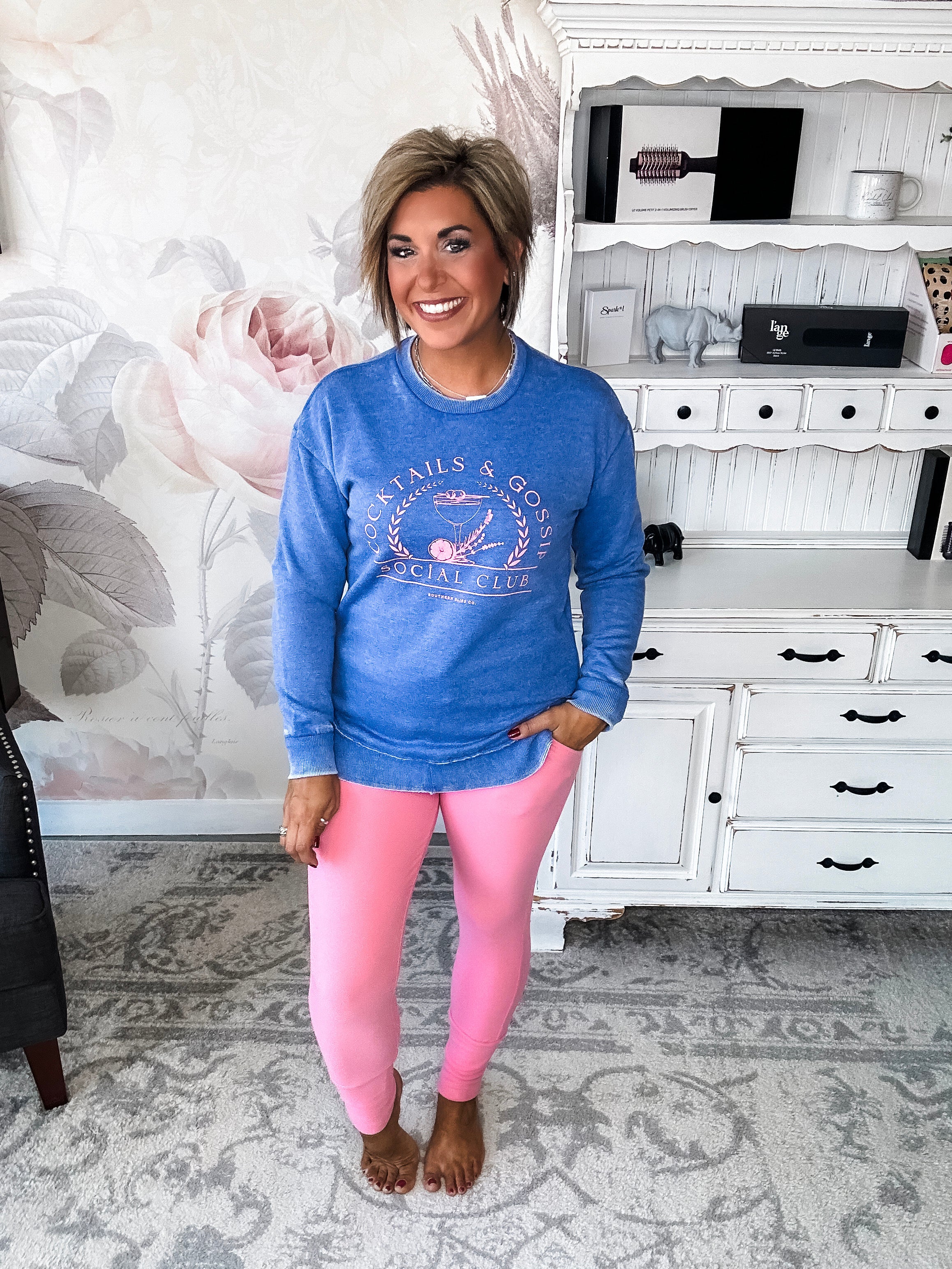 Cocktails & Gossip Social Club Pullover