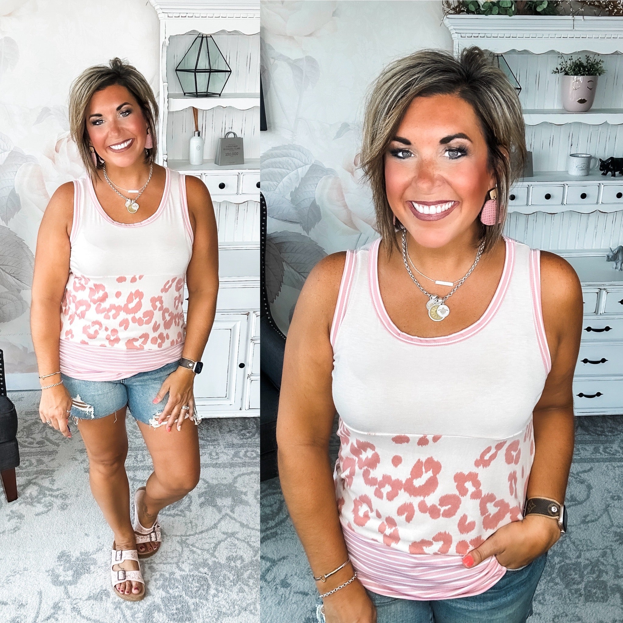 Only A Moment Tank - Pink