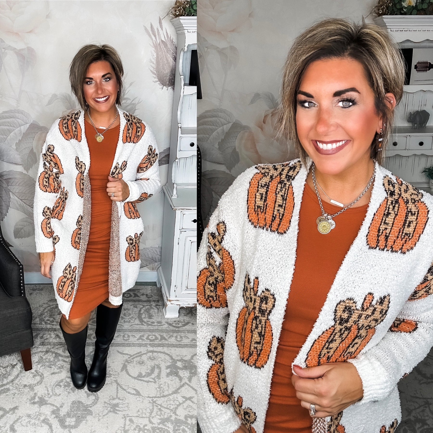 Pumpkin Cloud Cardigan