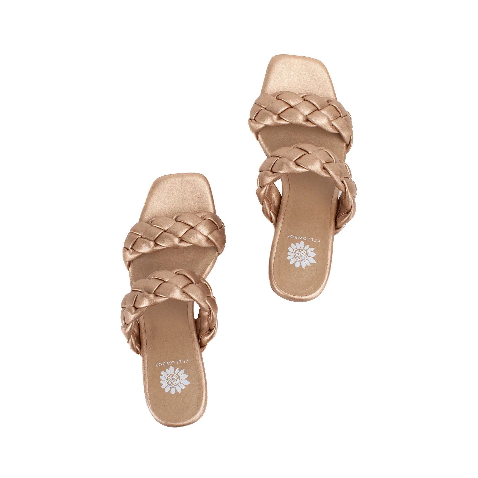 Carlen Heel Sandals - Rose Gold