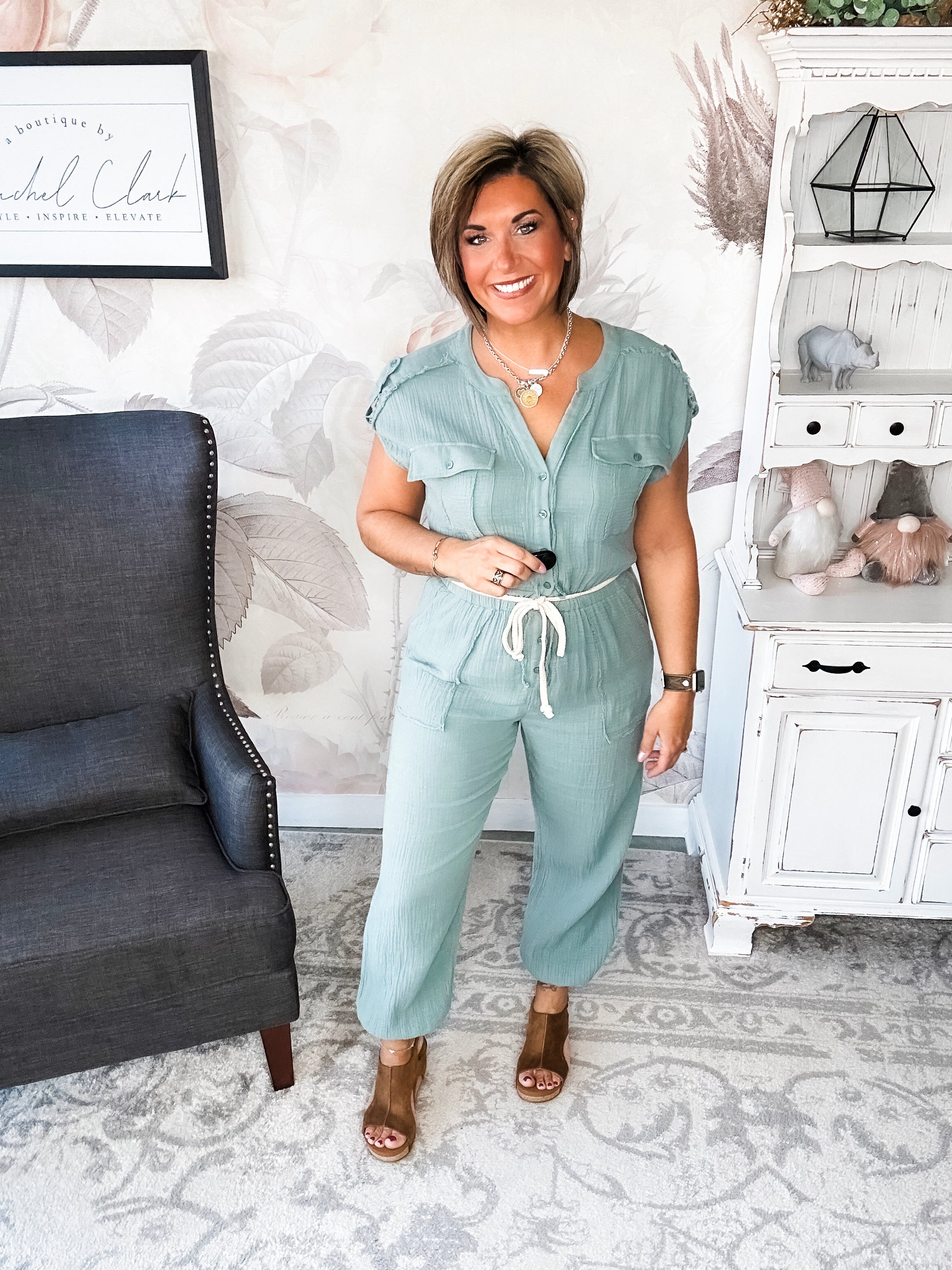 One More Time Utility Jumpsuit