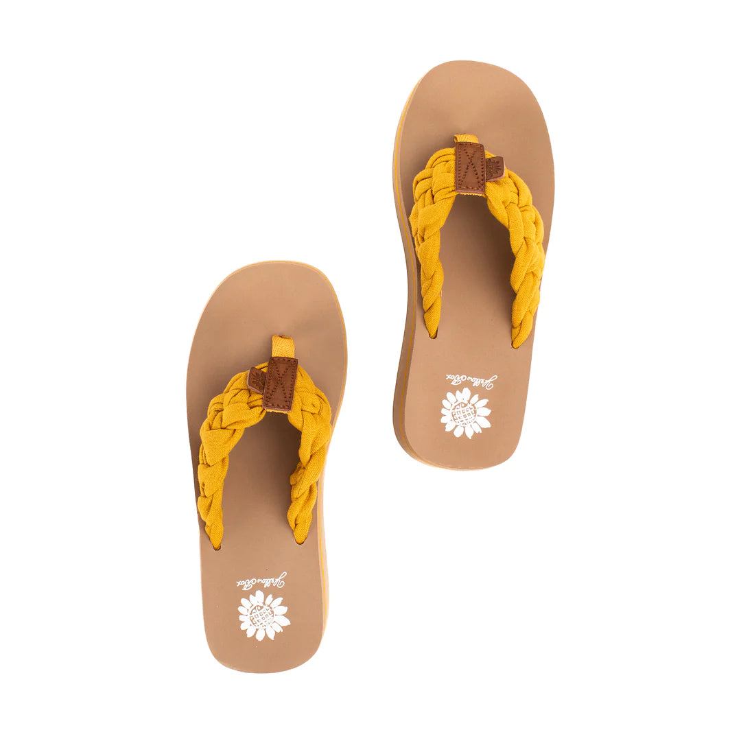 Karnika Platform Sandal - Marigold