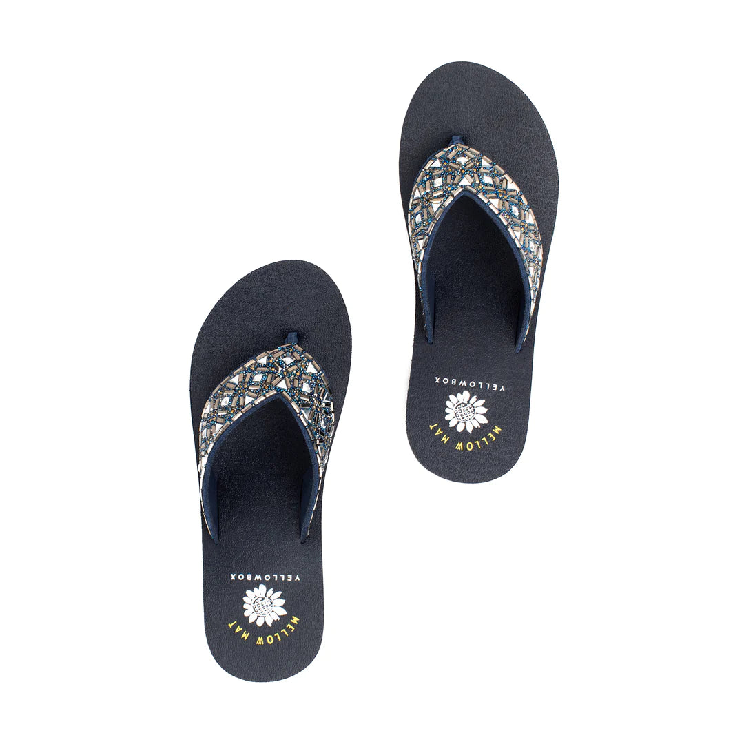 Whittier Wedge Sandal - Navy