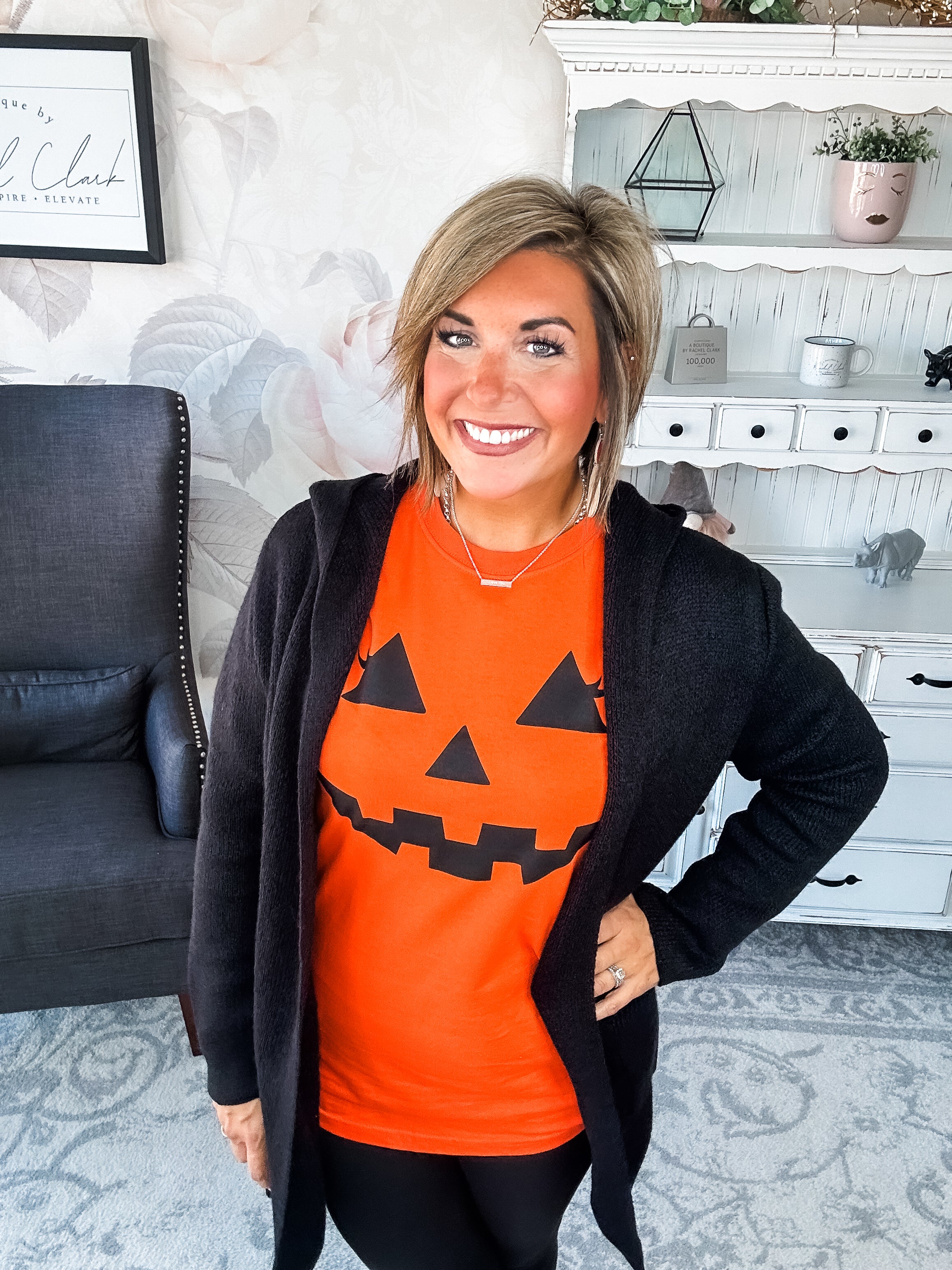Pumpkin Face Graphic Tee