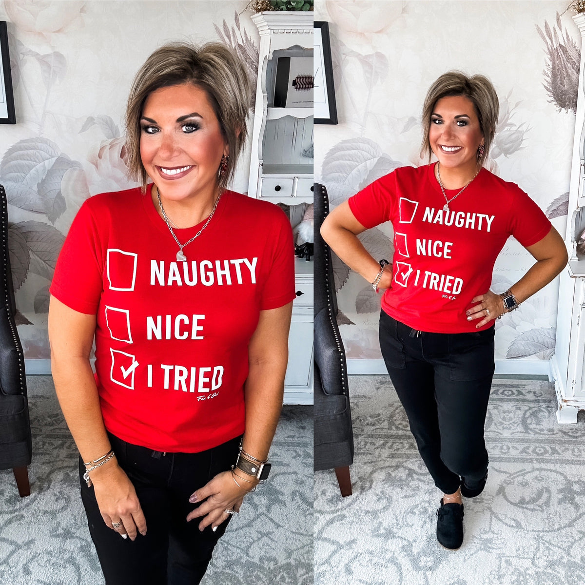 Naughty Nice Graphic Tee